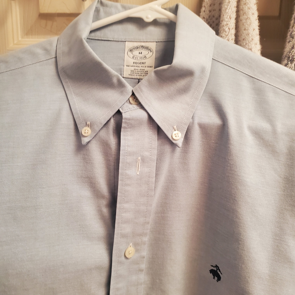 Brooks Brothers Sky Blue Casual Button Down Shirt
